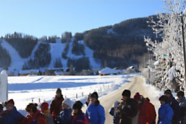 Activité d'hiver: à la station de ski d'Ancelle